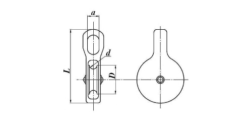 блок одинарный 2