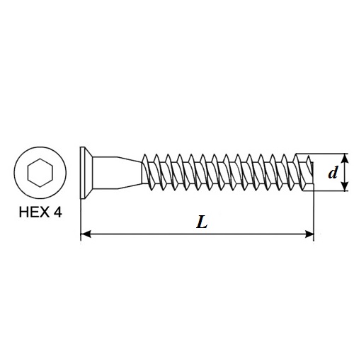 конфирмат 7х50. 2