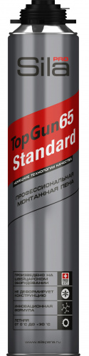 Пена монтажная пистолетная Sila PRO TopGun 65л 850мл Standart