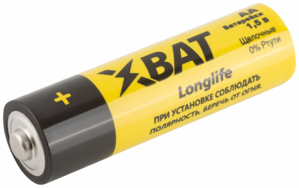 Батарейка щелочная, 1.5 V, тип АА, (4 шт.) LR6-4BPC