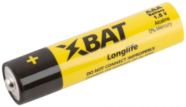 Батарейка щелочная, 1.5 V, тип ААА, (4 шт.) LR03-4BPC