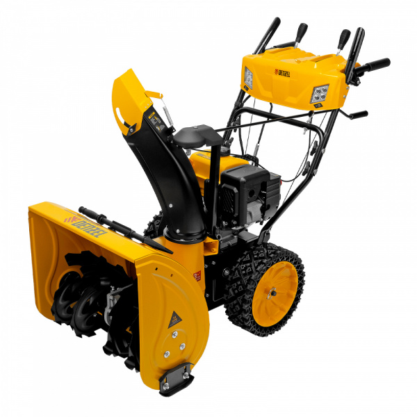 Машина снегоуборочная бензиновая SBM 610S PRO, 212 cc, электростартер, фара, подогрев ручек// Denzel