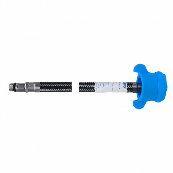 Подводка для смесителя WKR-ZKM10- 50 с нержавеющим оплетением 1/2 М10  50см короткий штуцер // Zegor