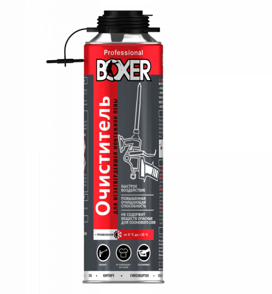Очиститель монтажной пены Boxer, 500мл