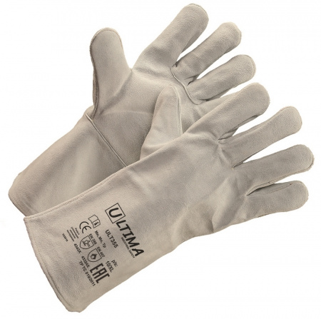 Краги спилковые с подкладкой ULTIMA