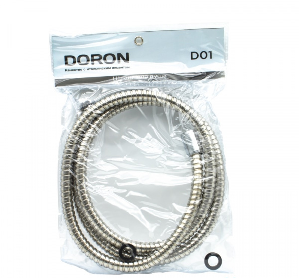 Шланг для душа D01,150см, имп/имп// DORON