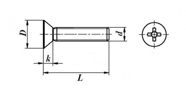 винт потай 2