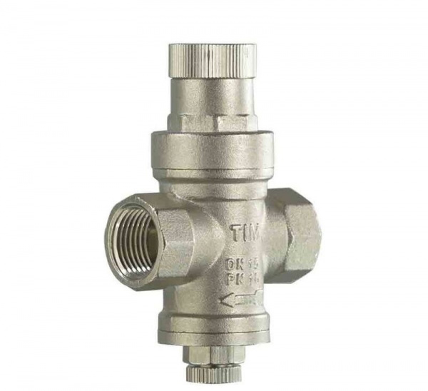 Регулятор давления 1/2" под манометр, TIM BL2802A