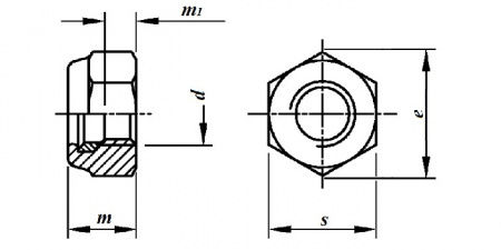 гайка самоконтрящаяся 2