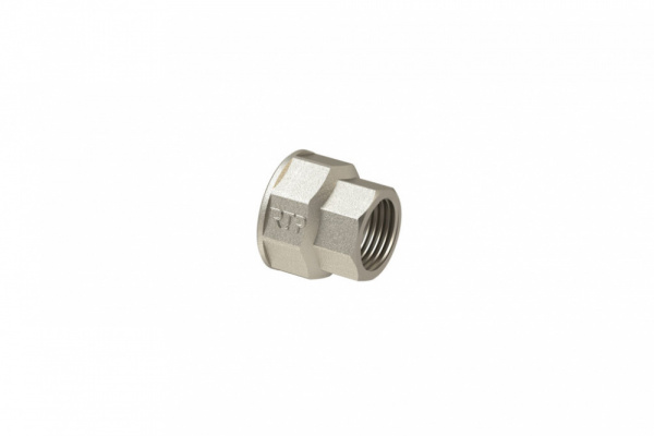 Муфта переходная 40 х 32 (1 1/2″х1 1/4″), внутренняя резьба, латунь, РТП
