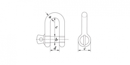 скоба шакле 3