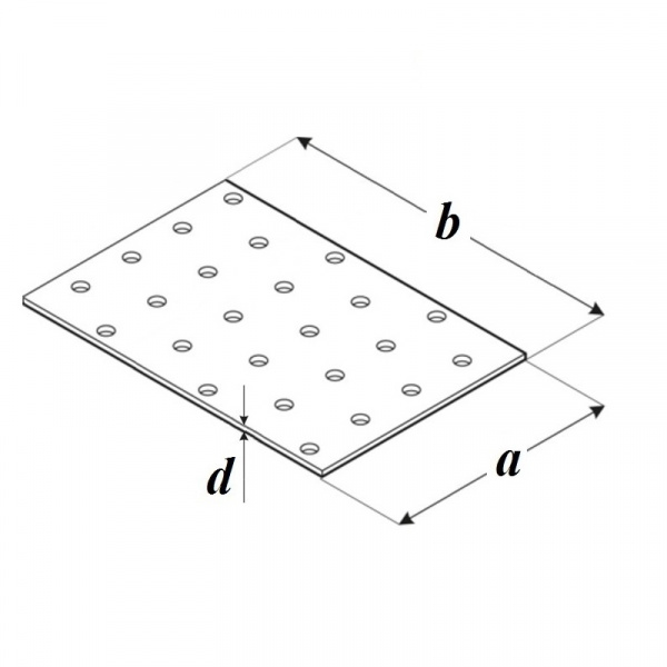 пластина перфорированная 2